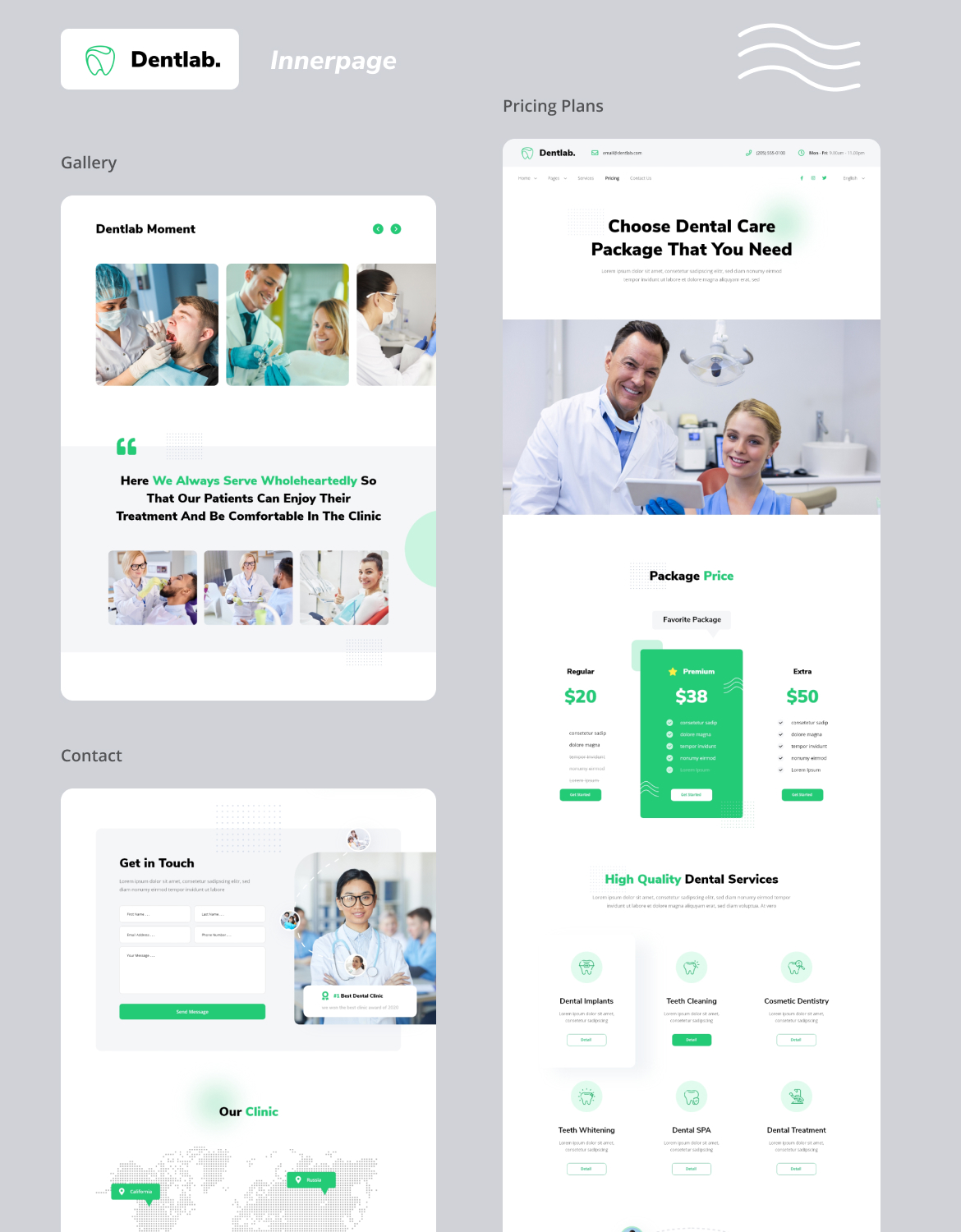 Dentlab - Dentist website template kit - 4