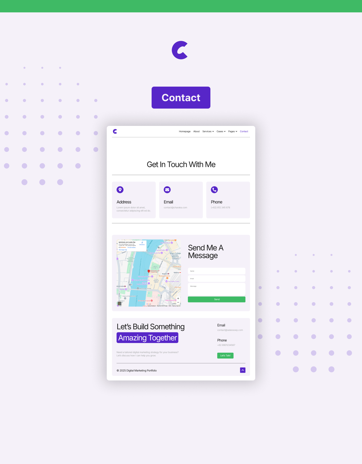Charaka - Digital Marketer Portfolio Elementor Pro Template Kit