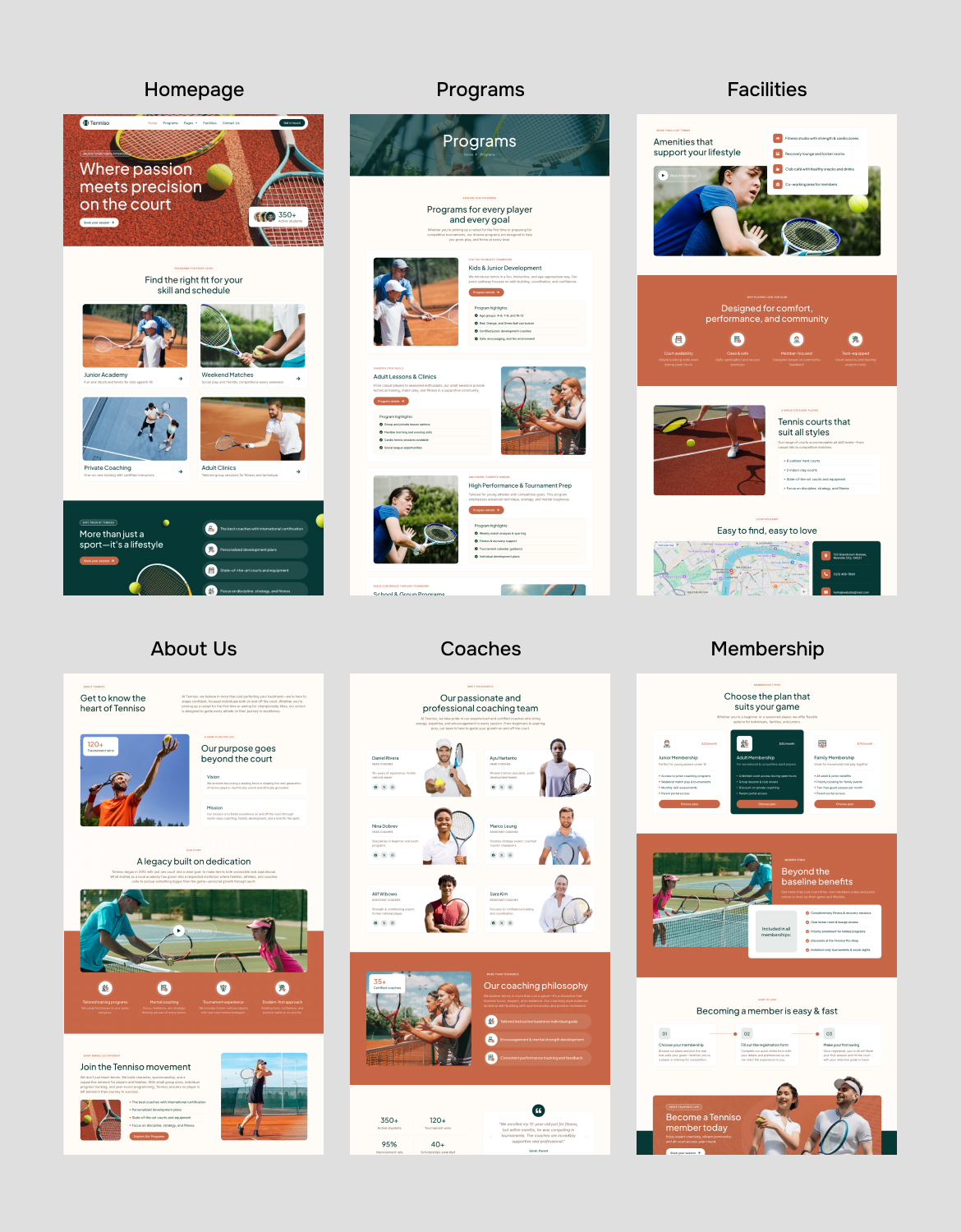 Tenniso - Tennis Schools & Sport Club Elementor Pro Template Kit