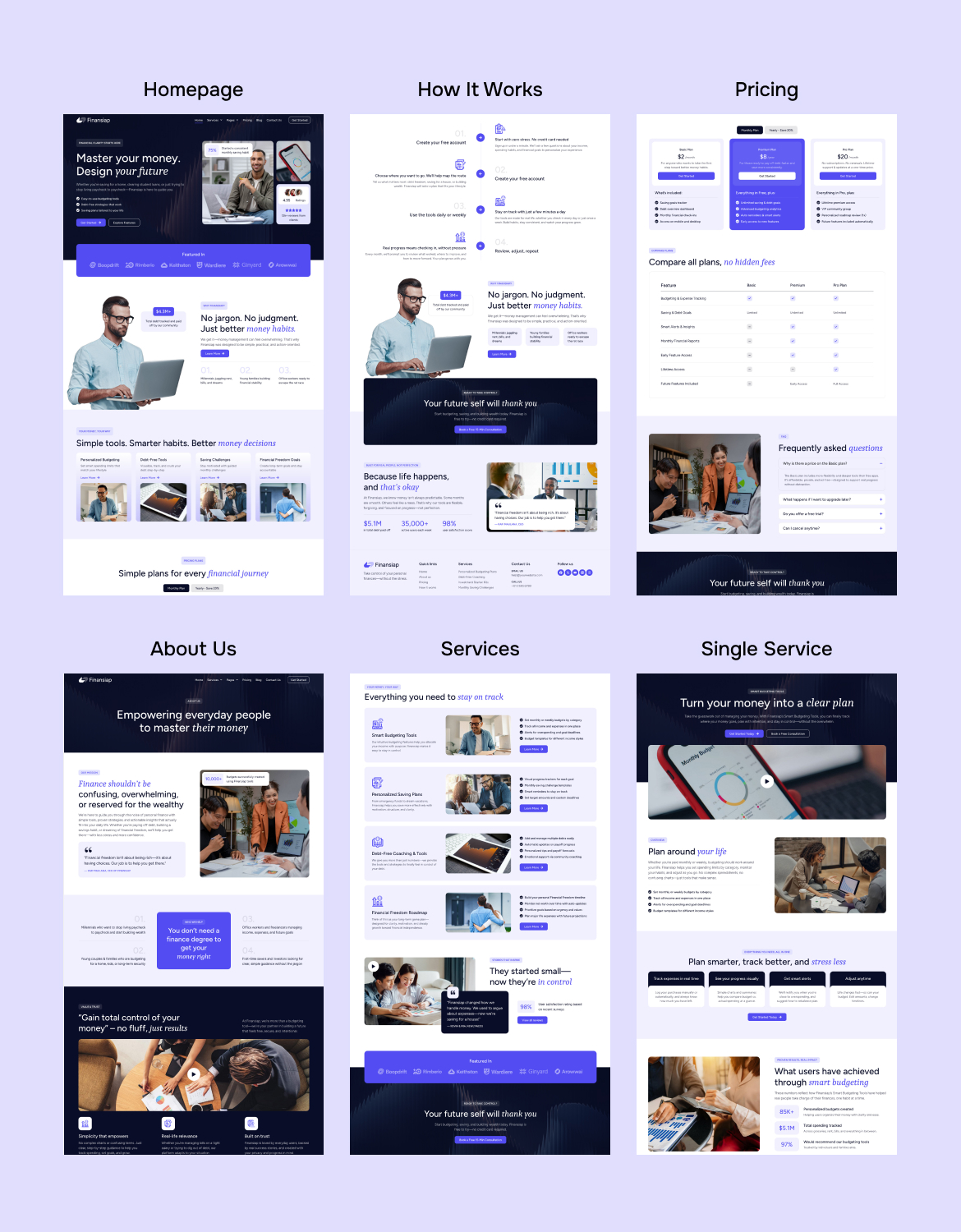 FinanSiap - Financial Coach & Consulting Elementor Pro Template Kit