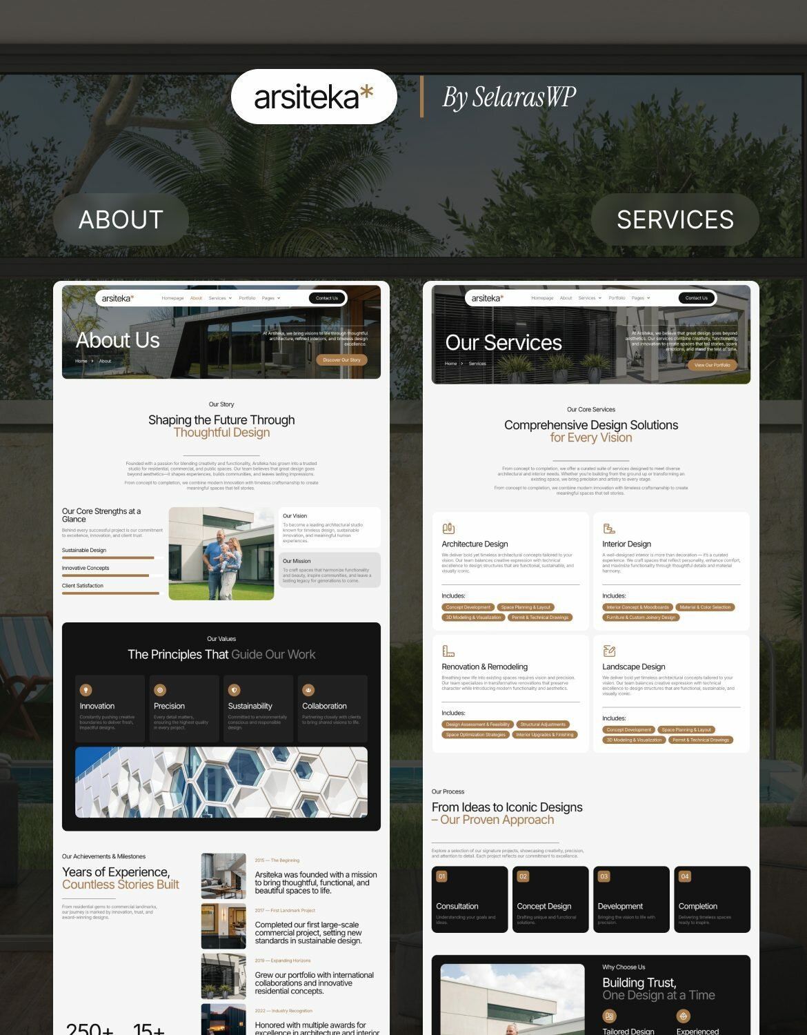Arsiteka - Architecture & Interior Design Elementor Template Kit