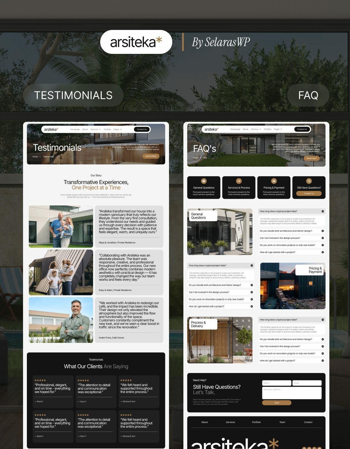 Arsiteka - Architecture & Interior Design Elementor Template Kit